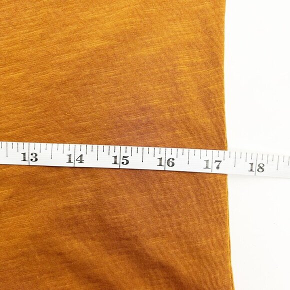 Madewell Whisper Cotton V-Neck Tank. Spiced Olive. Size S - Picture 7 of 11